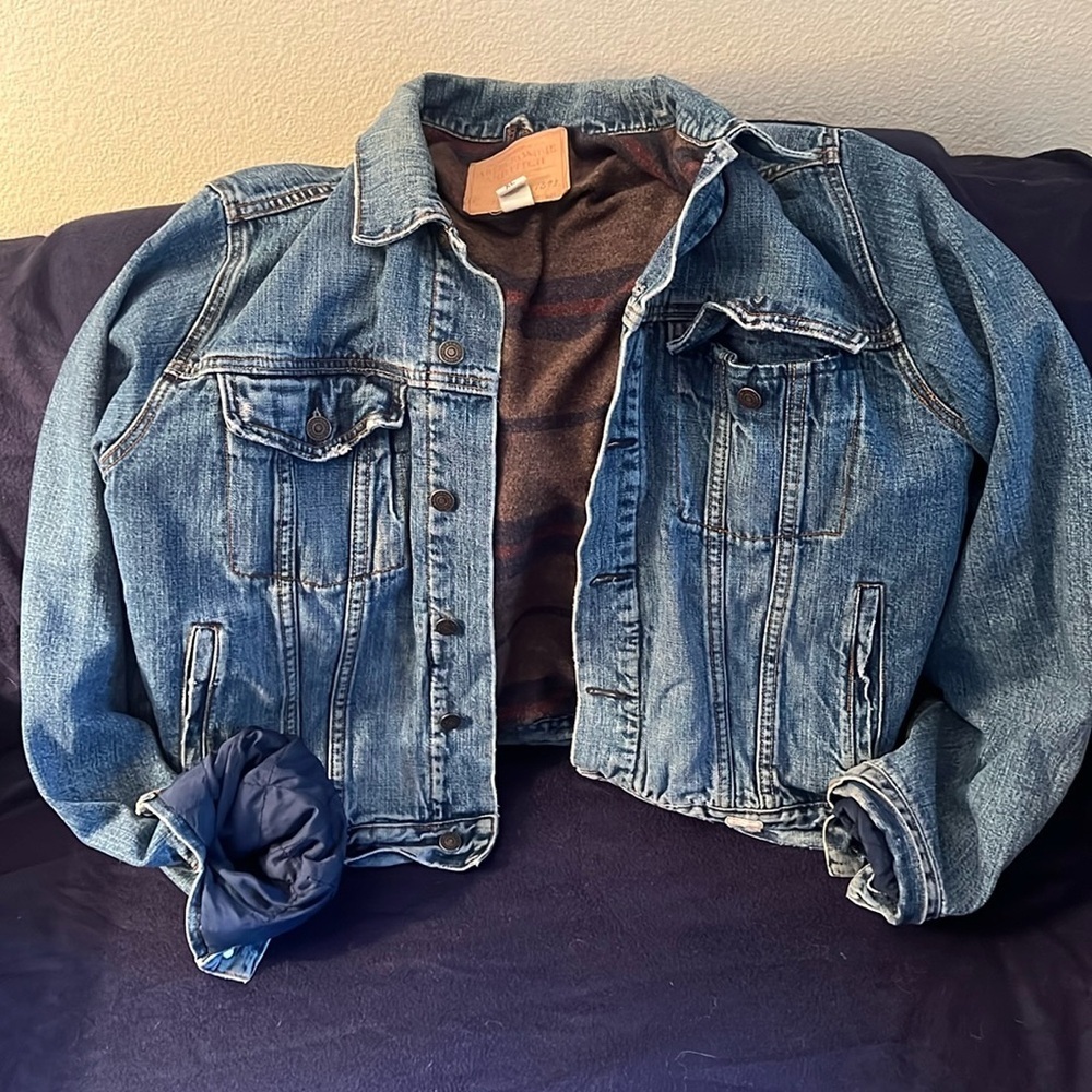 Vintage Abercrombie 1892 Denim Trucker Jacket​​​
